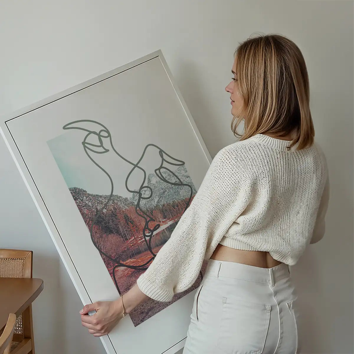 Kissing Nature Print