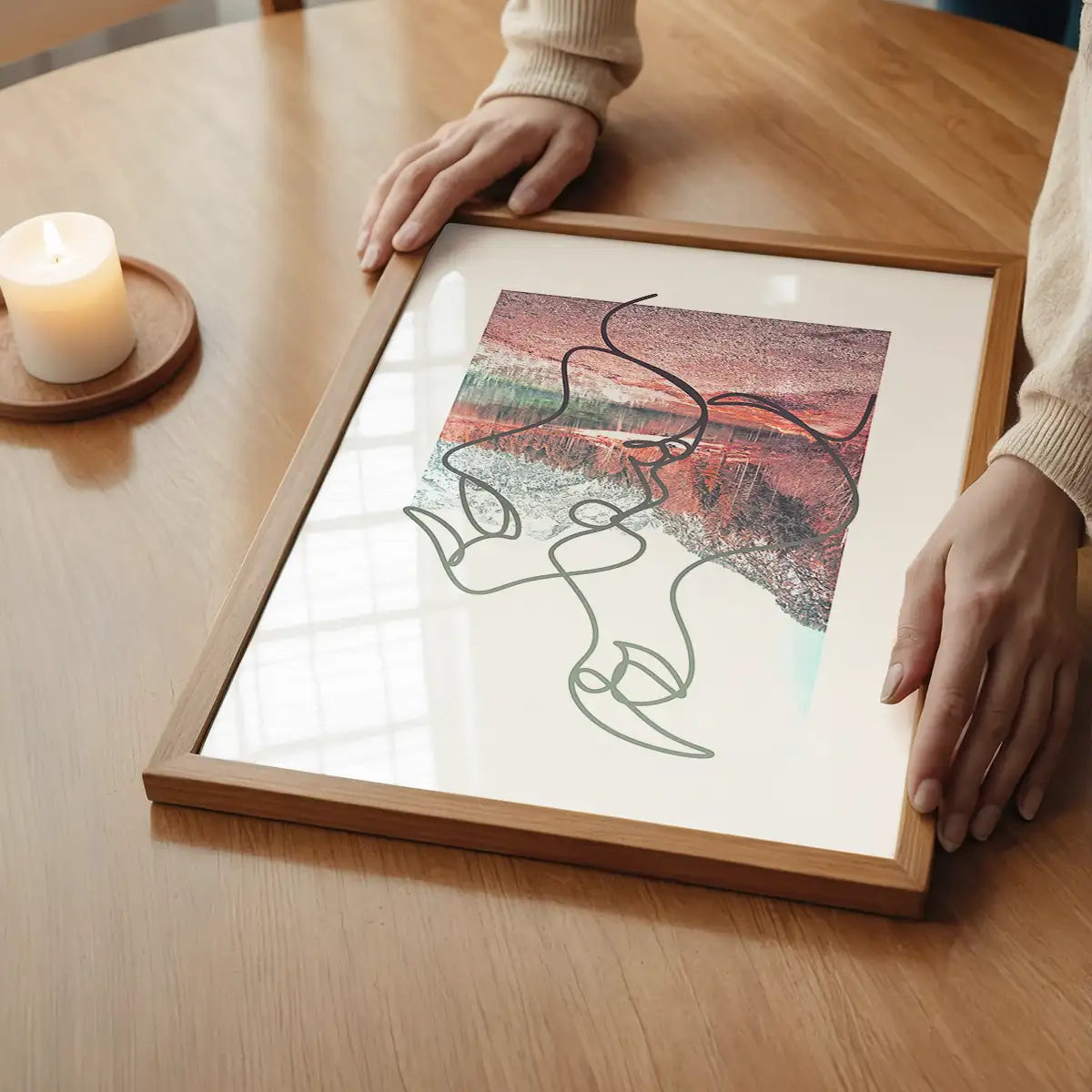Kissing Nature Print