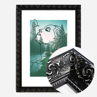 Girl With Butterfly Forest Print