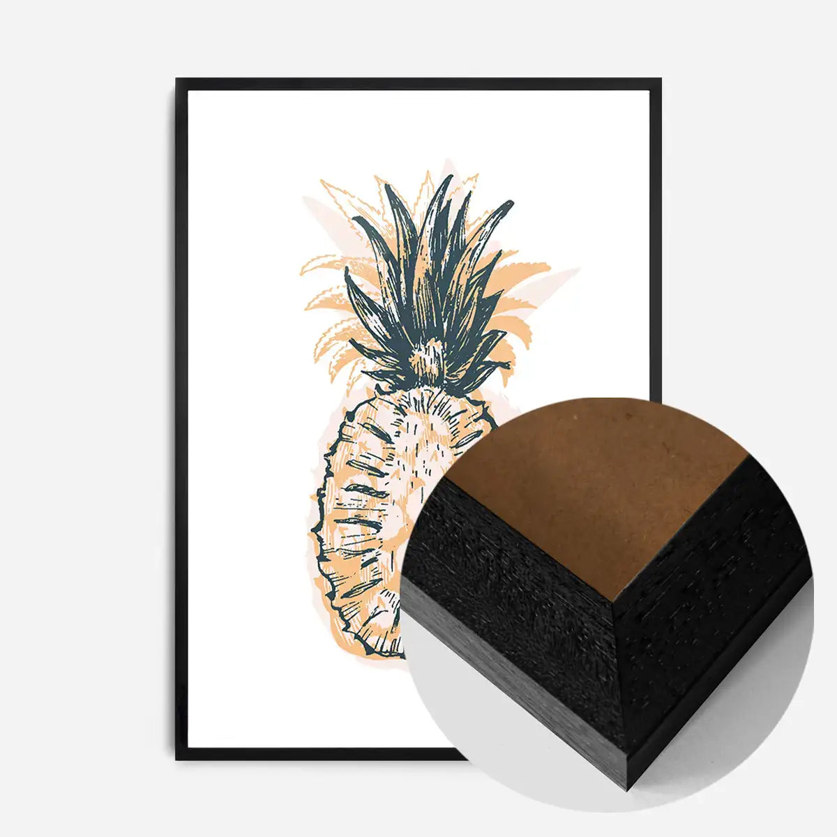 Pineapple Stamp Print