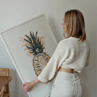 Pineapple Stamp Print