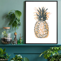 Pineapple Stamp Print