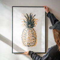 Pineapple Stamp Print