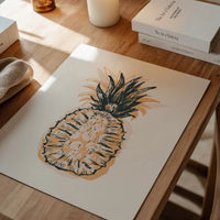 Pineapple Stamp Print