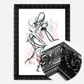 Black Ornate Frame