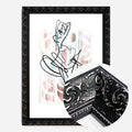 Black Ornate Frame