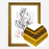 Dancing Ink Brush Drawing Print 2