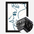 Black Ornate Frame