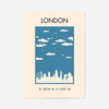 London Tourist Style Poster Print