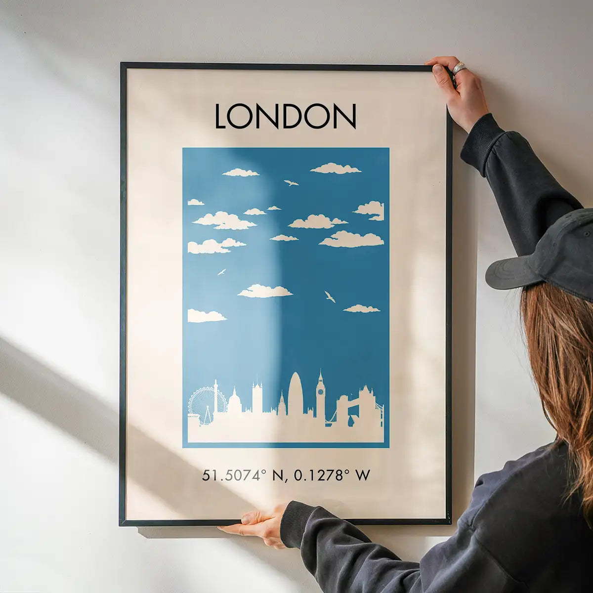 London Tourist Style Poster Print