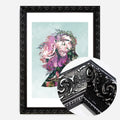 Black Ornate Frame