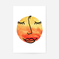 Sunny Face Sunset Print