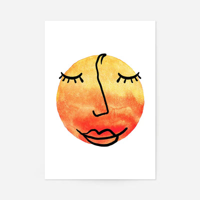 Sunny Face Sunset Print