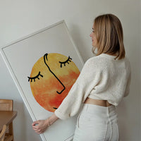 Sunny Face Sunset Print