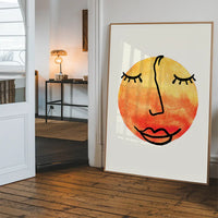 Sunny Face Sunset Print