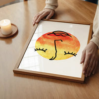 Sunny Face Sunset Print