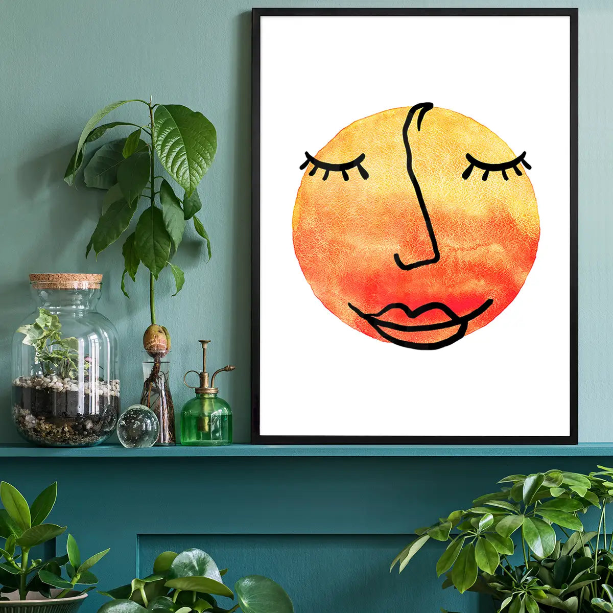 Sunny Face Sunset Print