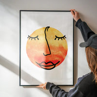 Sunny Face Sunset Print