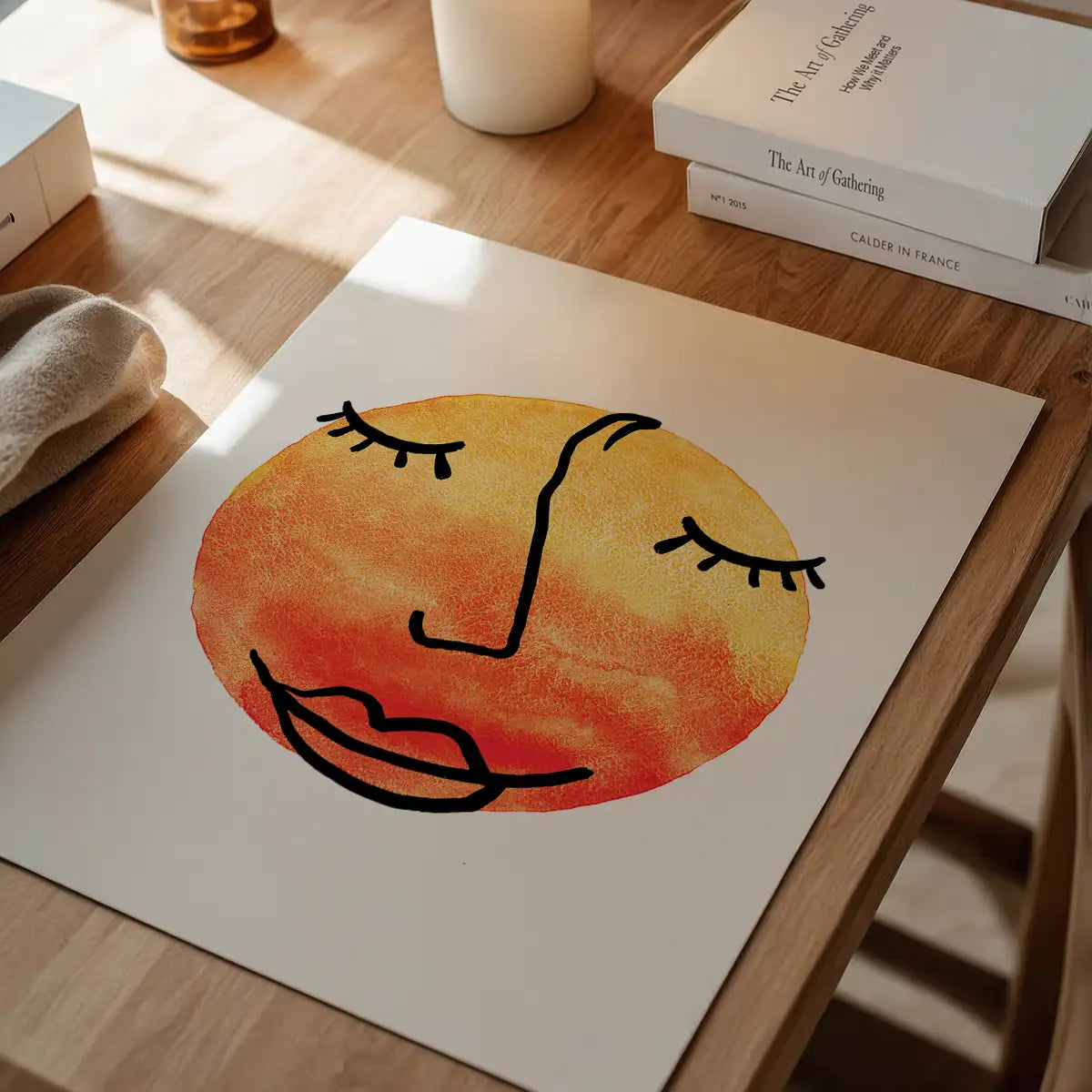 Sunny Face Sunset Print