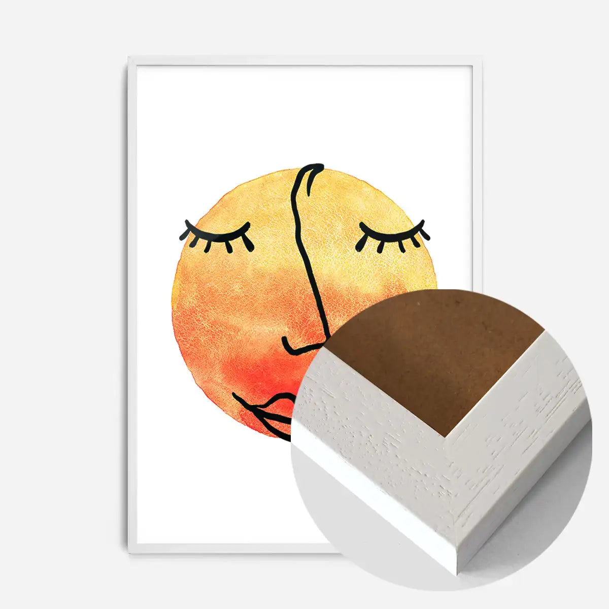 Sunny Face Sunset Print