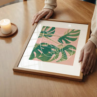 Monstera Minimal Print