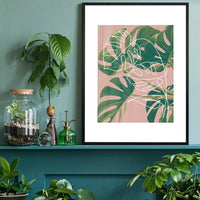 Monstera Minimal Print