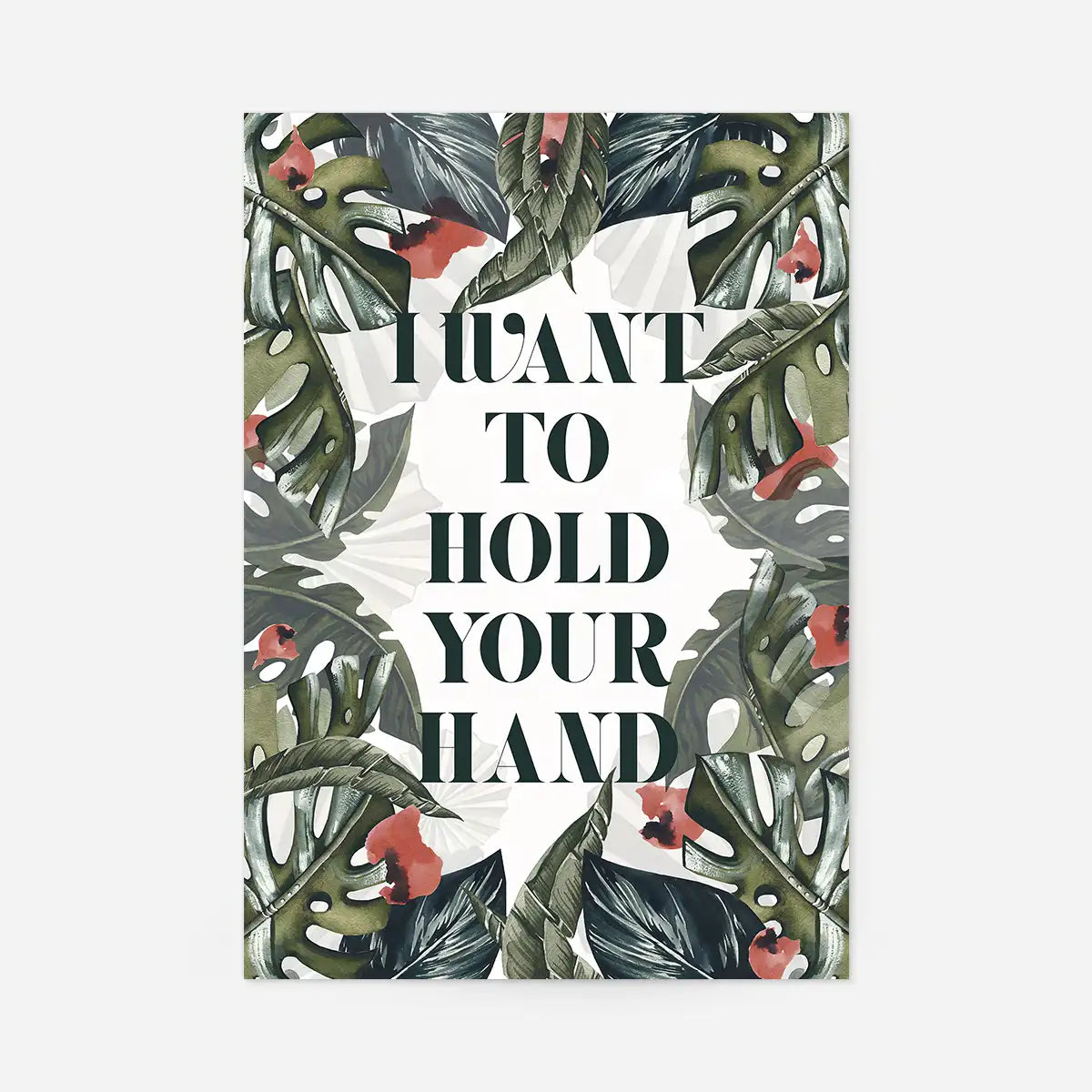 Hold Your Hand Lyrics Print