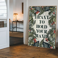 Hold Your Hand Lyrics Print