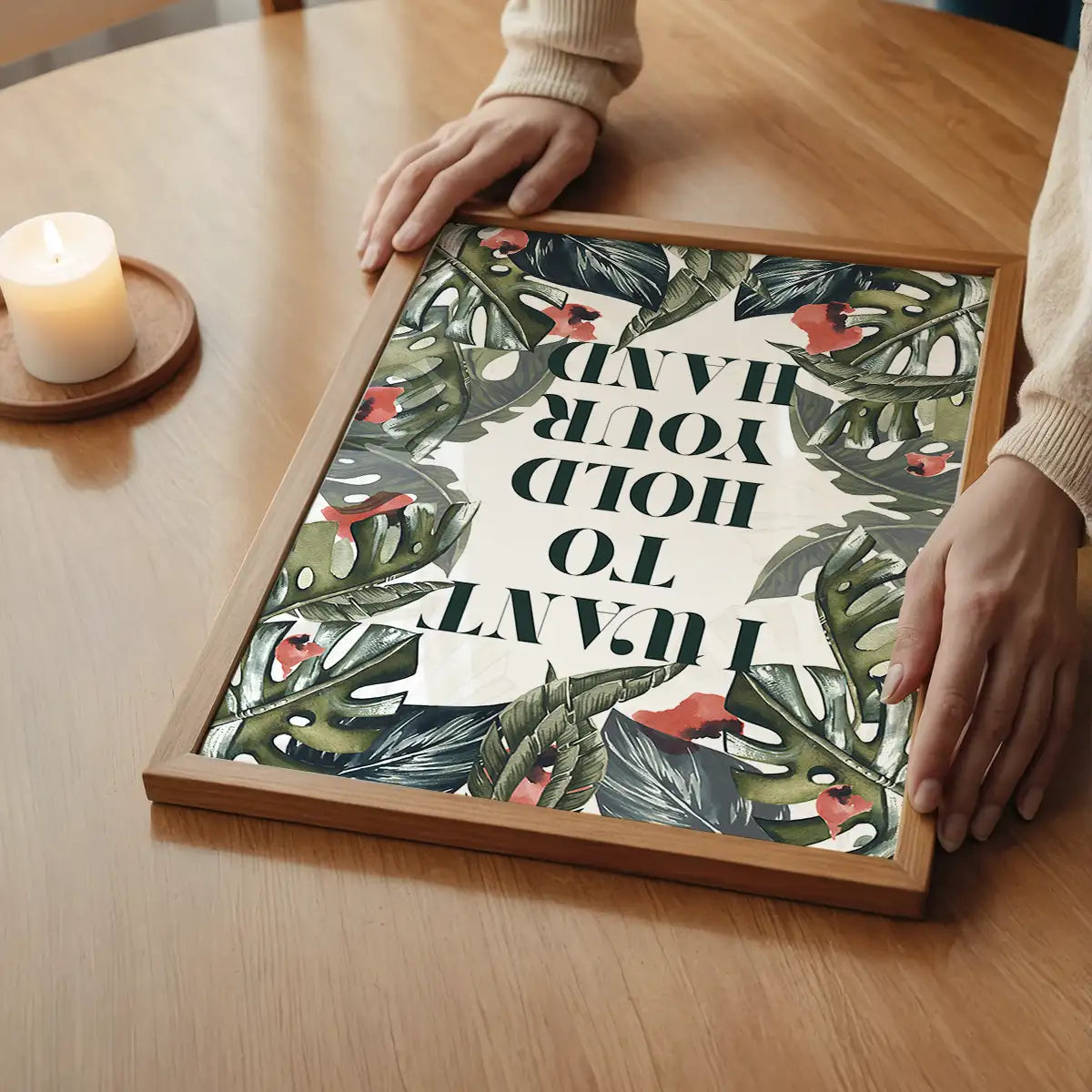 Hold Your Hand Lyrics Print