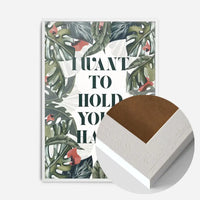 Hold Your Hand Lyrics Print