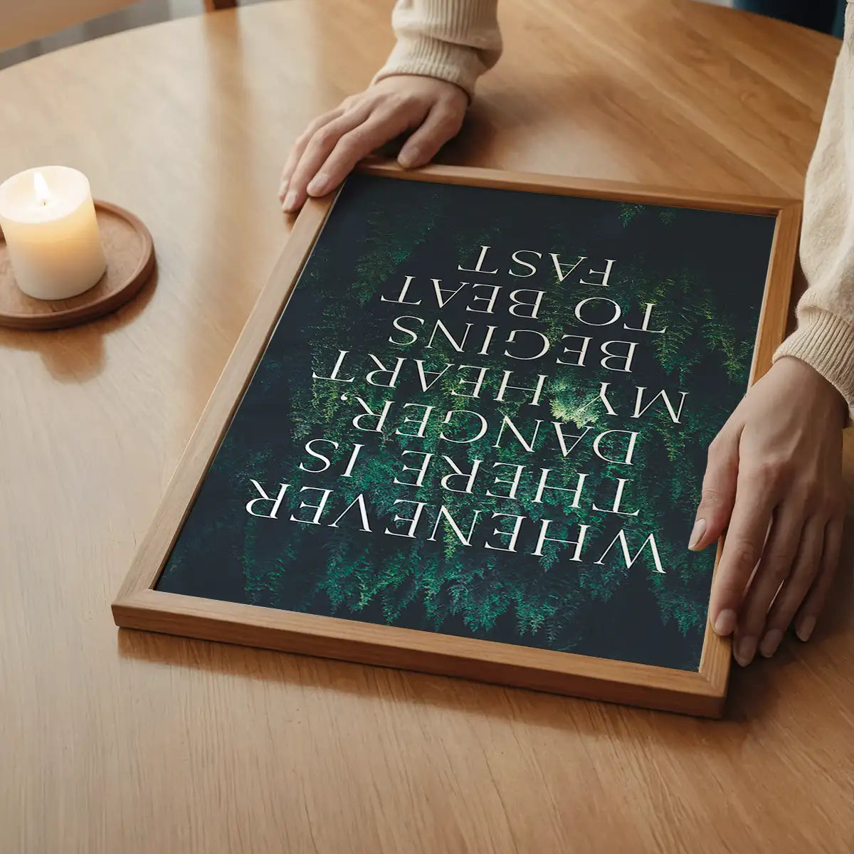 Whenever There Is Danger Quote Print
