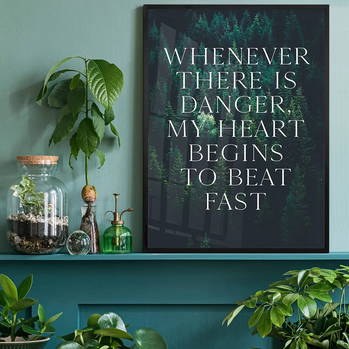 Whenever There Is Danger Quote Print