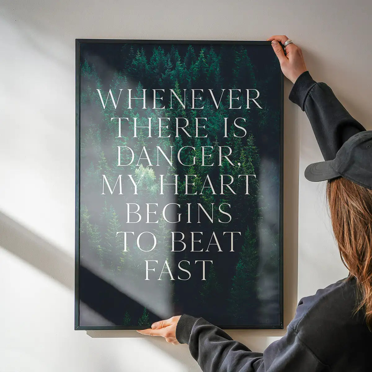 Whenever There Is Danger Quote Print