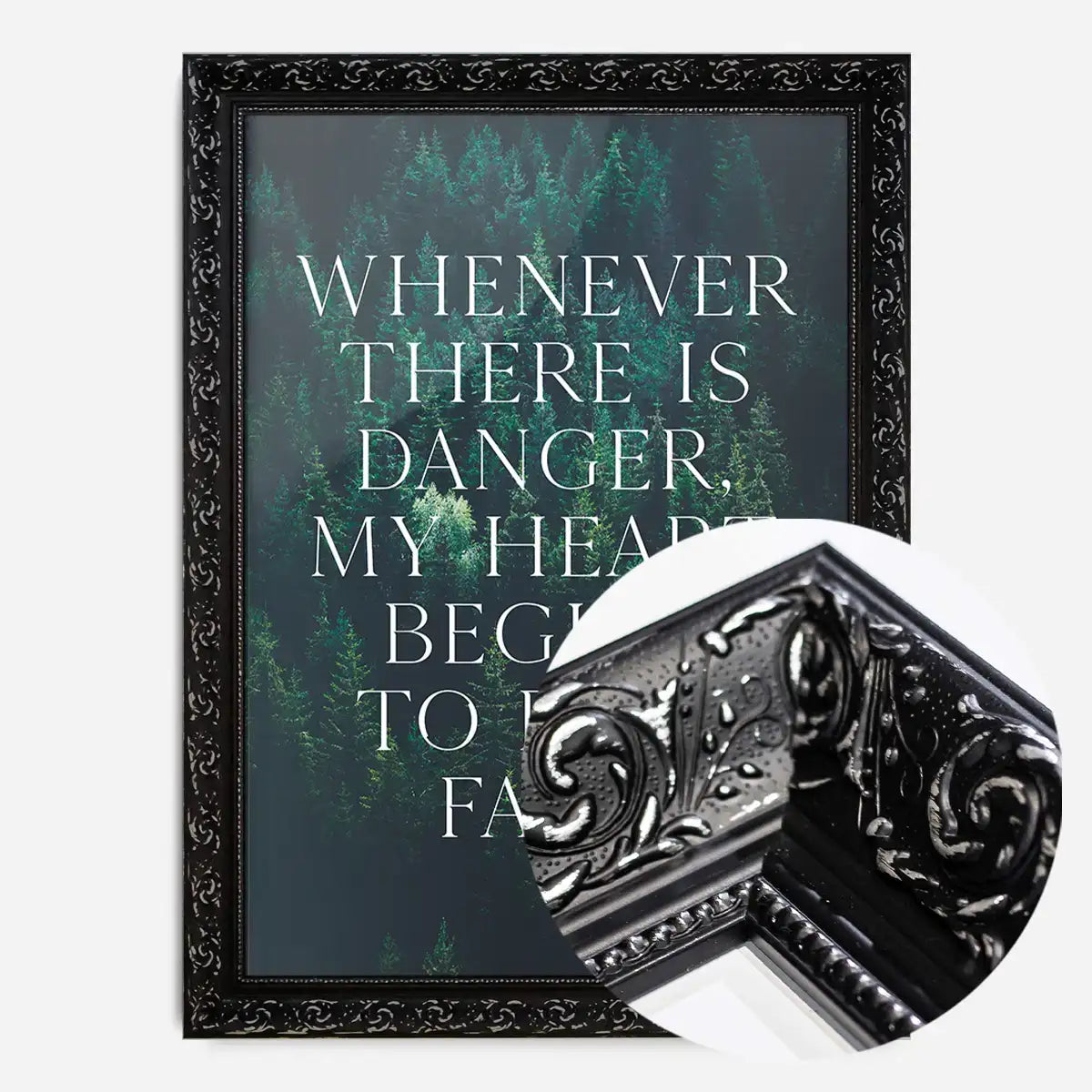 Whenever There Is Danger Quote Print