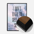 Black Wood Frame