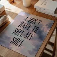 Sell My Soul Lyrics Print