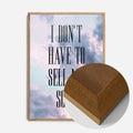 Oak Wood Frame
