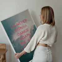 Dance Again Lyrics Print