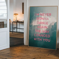 Dance Again Lyrics Print