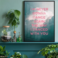 Dance Again Lyrics Print
