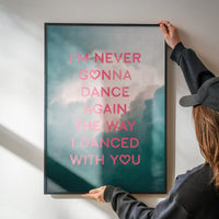Dance Again Lyrics Print