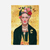 Frida Kahlo Gold Print