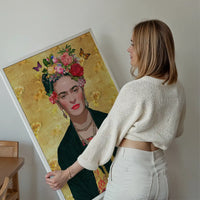 Frida Kahlo Gold Print