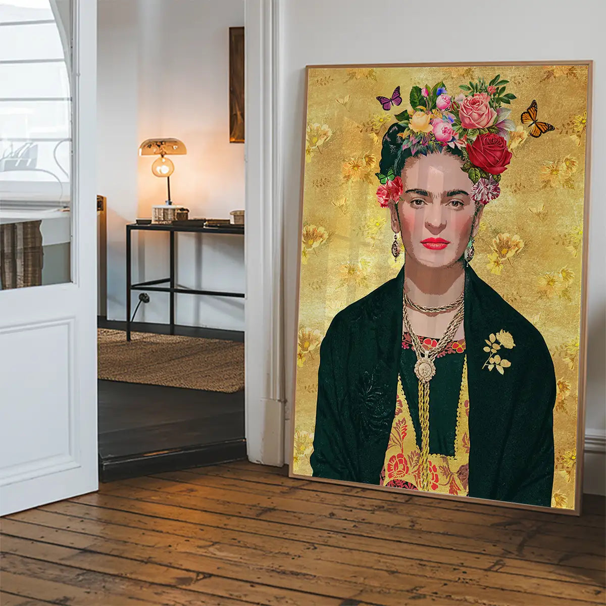 Frida Kahlo Gold Print