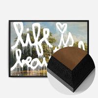 Life is Beautiful Graffiti Paint Print