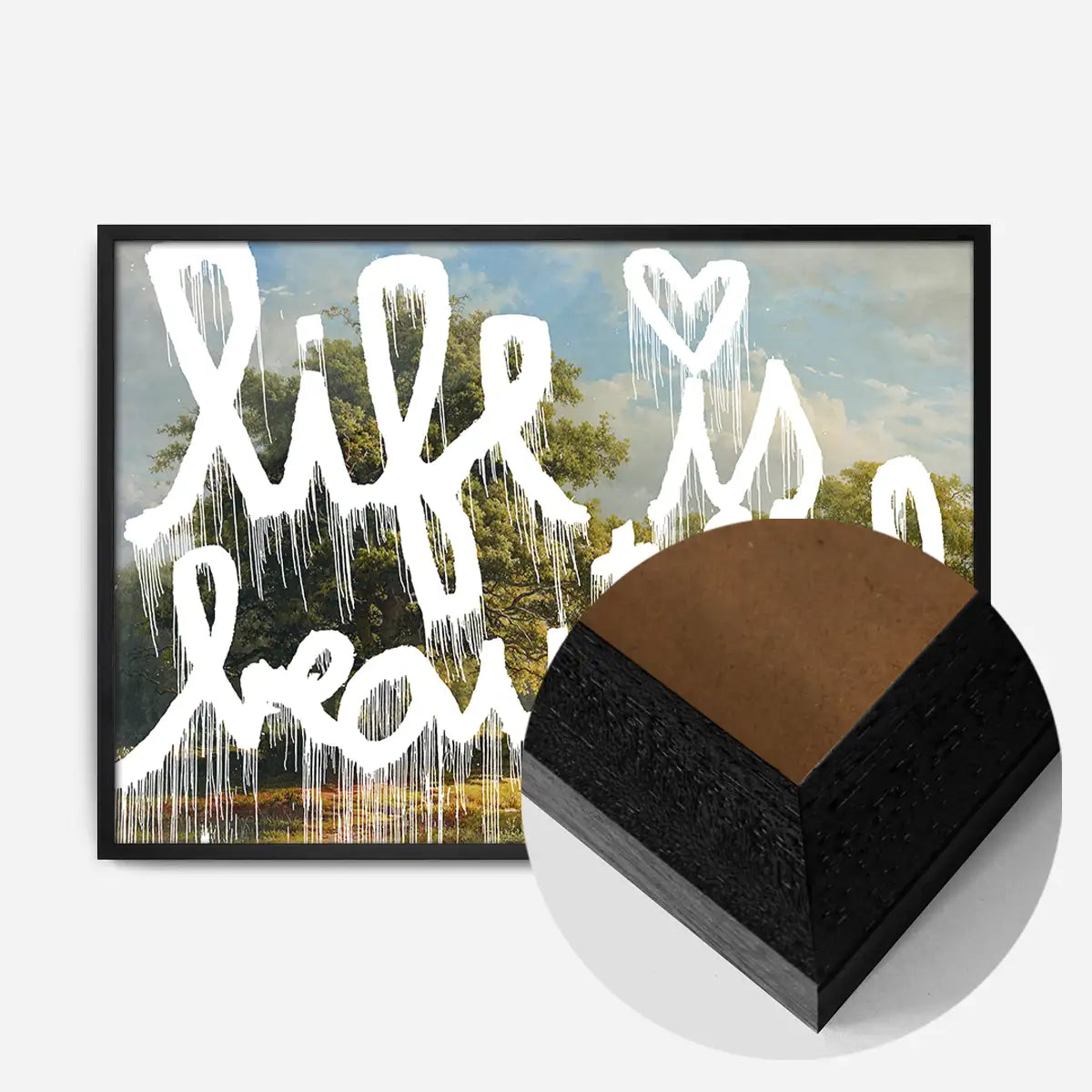 Life is Beautiful Graffiti Paint Print
