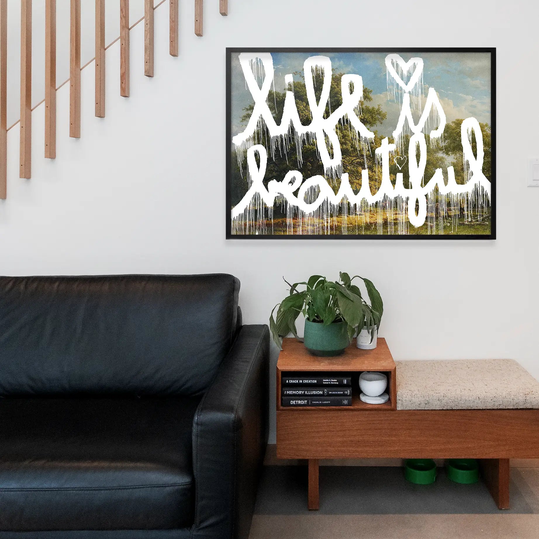 Life is Beautiful Graffiti Paint Print