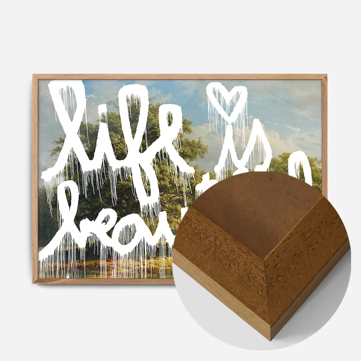Life is Beautiful Graffiti Paint Print