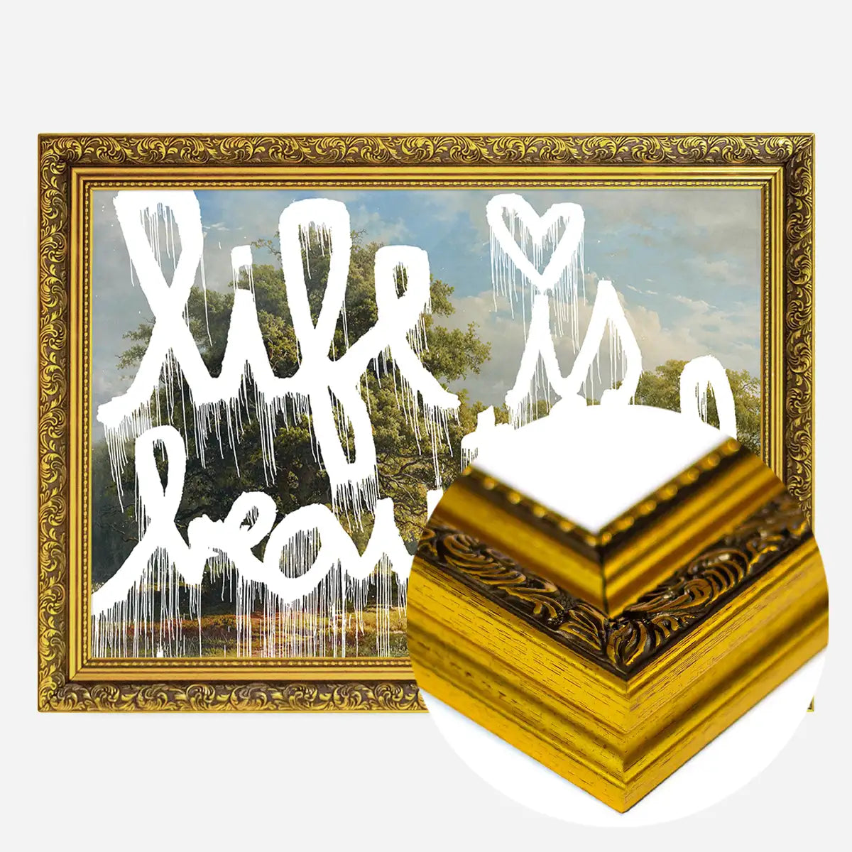 Life is Beautiful Graffiti Paint Print