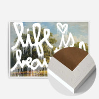 Life is Beautiful Graffiti Paint Print
